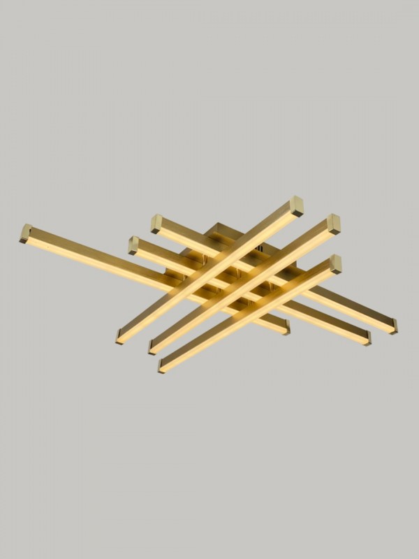 Светильник А09/600 GOLD/ЗОЛОТО ` D600/H110/6/LED/112W 2.4G PICK SPF24-07 (1 из 2шт)