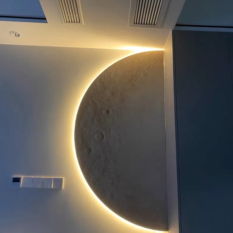 Светильник настенный ElegantLight DZN-11335 СЕРЫЙ ` D2000*1000/H100/1/LED/20W/4200K MOON/2