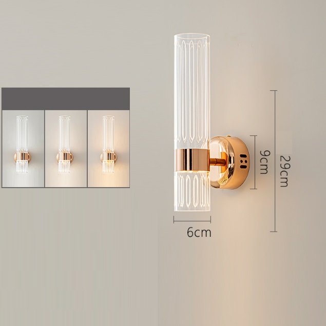 Светильник DZN-13301 ЗОЛОТО ` D60/H290/LED/6W/4000K SATORI