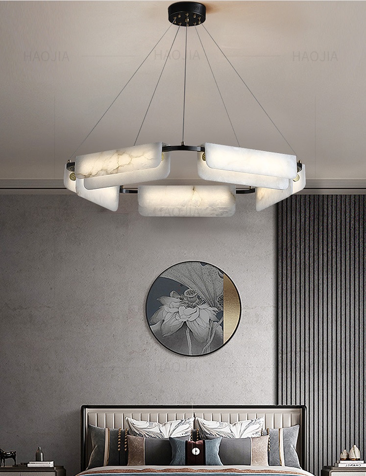 Светильник DZN-11377 БЕЛЫЙ МРАМОР ` D900/H1500/1/LED/68W/4000K UNIVERSE VST