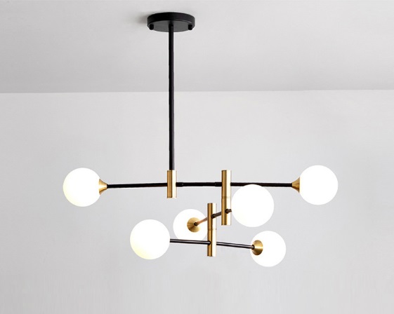 Светильник потолочный ElegantLight DZN-1-2-80 ЧЕРНЫЙ+БРОНЗА ` D830/H750/6/G9/40W 23-05