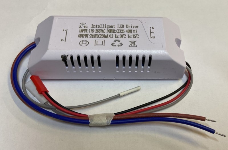 Трансформатор 2,4G LED DRIVER DIMMER (25-40W)2, 250mA SPFR47792